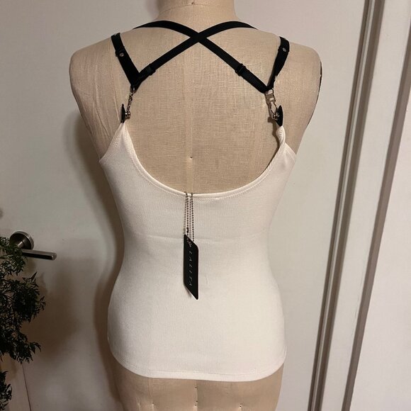 NWT LALITA Rib Garter Tank in White Size 1 (Small) - Picture 5 of 8